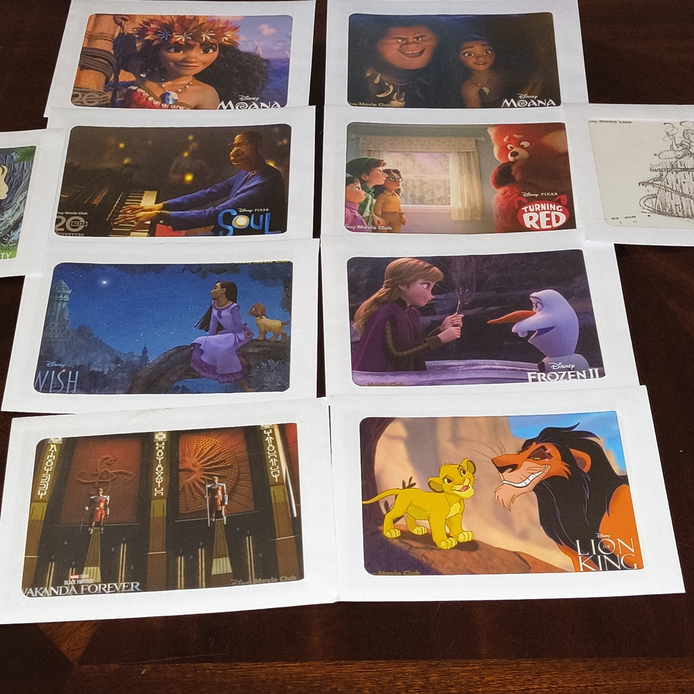 Disney Movie Club Lithograph Bundle